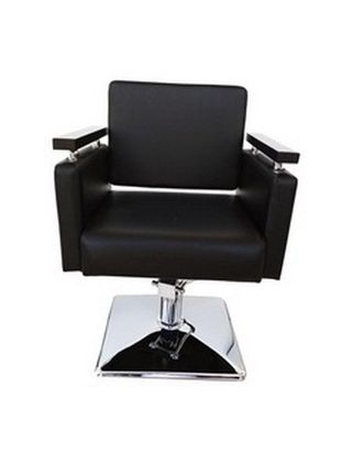 Sillón de peluquería hidráulico negro