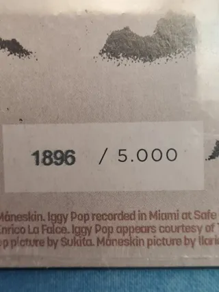 Vinilo 7" Måneskin & Iggy Pop - Edición Limitada