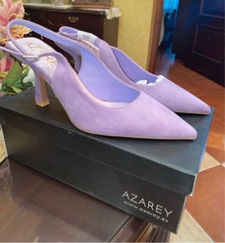 Zapatos de tacón AZAREY morados