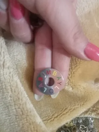 Pendientes Bimba y Lola Corazón Perla Plata