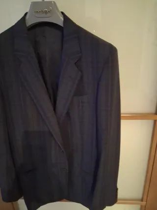 Boggi Milano blazer scozzese blu taglia 48 it