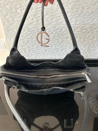 Bolso Guy Laroche Negro Piel Tamaños 20-34-1.