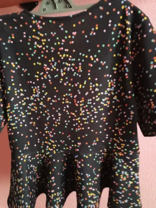 Top H&M a mezze maniche multicolor con volant