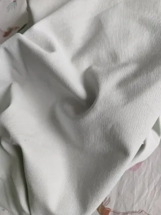 Retal tela puro algodón color verde tiza