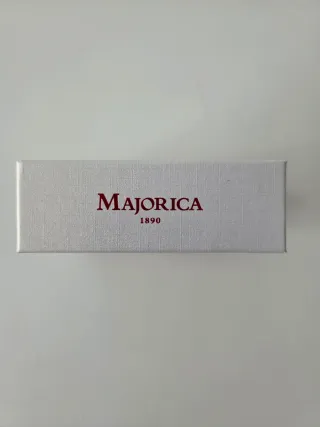 Pulsera Majorica caña 2 perlas plata