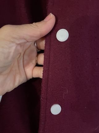 Bomber bordeaux taglia S