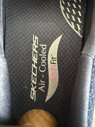 Zapatillas Skechers Azul Marino y Blanco