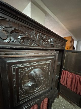 Armario Castellano Madera Tallada