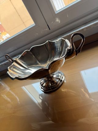 Centrotavola/portafrutta in alpaca