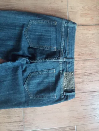 Pantalón vaquero mujer azul