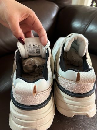 Zapatillas Nike Beige/Blanco Talla 41