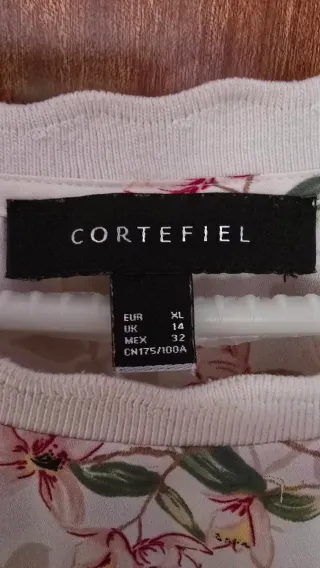 Blusa floral manga larga