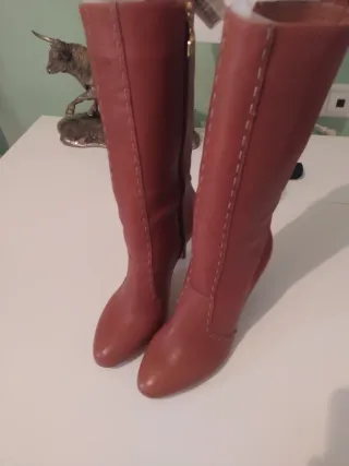 Botas de vestir mujer marrones