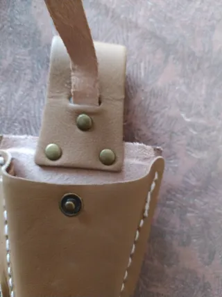 Funda de cuero para alicates/tijeras