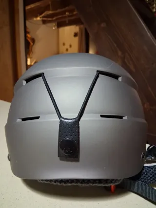 Casco de esquí gris 52-56 cm de Decathlon