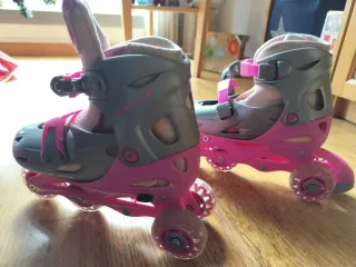 Patines Dunlop en linea Ajustables Talla 33-36