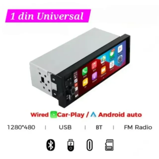 Radio Pantalla Universal 1 DIN MP5