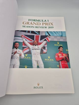 Libro Rolex Fórmula 1 Season Review 2019
