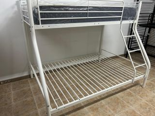 Literas Matrimoniales Metálicas Blancas