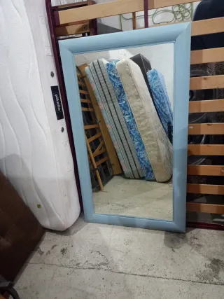 Espejo cuerpo entero madera y cristal