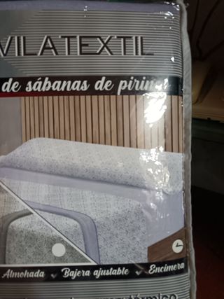 Set Lenzuola Pirineo 150 Grigio/Bianco