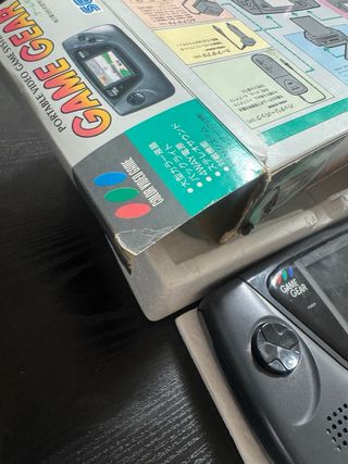 SEGA Game Gear Negra con Juegos