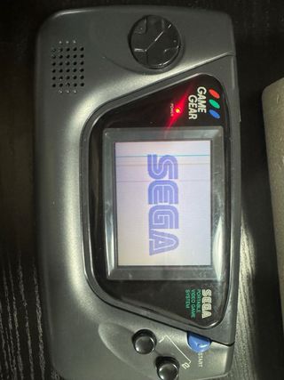 SEGA Game Gear Negra con Juegos