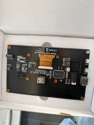 Pantalla LCD 7 Táctil Negra