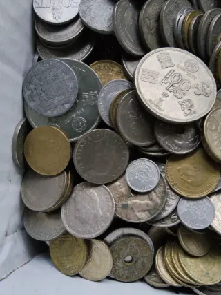 DOS KILOS MONEDAS ESTADO ESPAÑOL - JUAN CARLOS