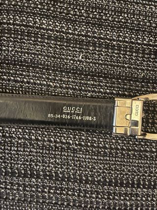 Cintura Gucci originale marrone e nera