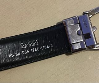Cintura Gucci originale marrone e nera