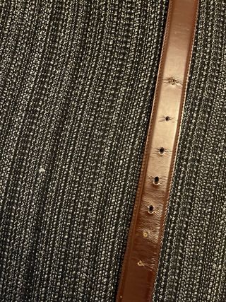 Cintura Gucci originale marrone e nera