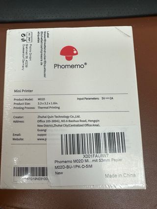 Phomemo M02 Mini Impresora #310035