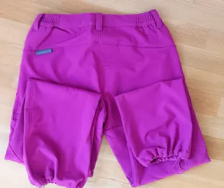 Pantaloni da escursionismo termici fucsia Taglia S