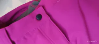 Pantaloni da escursionismo termici fucsia Taglia S