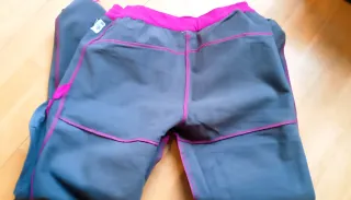Pantaloni da escursionismo termici fucsia Taglia S