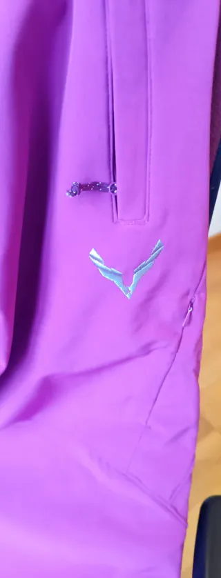 Pantaloni da escursionismo termici fucsia Taglia S