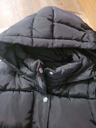 Piumino crop 2 in 1 nero