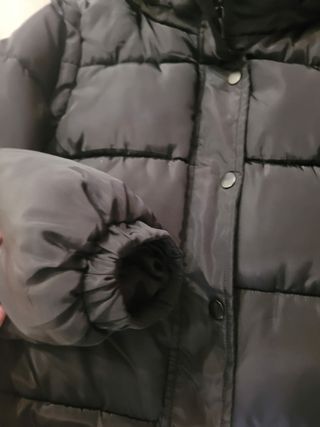 Piumino crop 2 in 1 nero