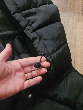 Piumino crop 2 in 1 nero