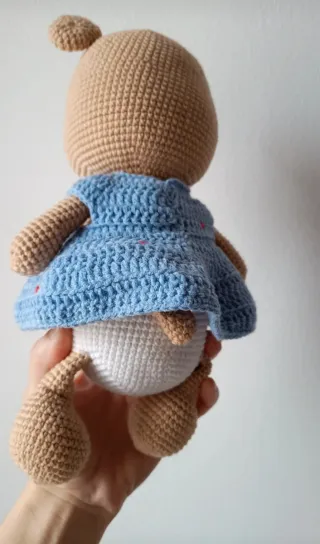Orsacchiotta amigurumi fatta a mano