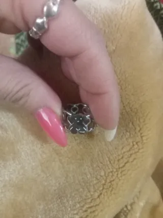 Anillo y pendientes Tous oso verde