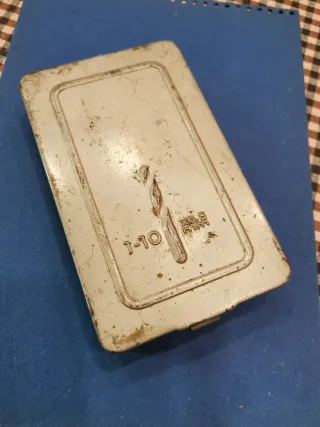 Caja antigua brocas taladro 1-10 mm