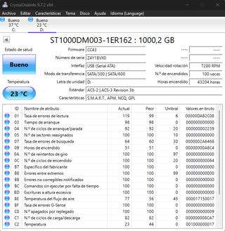 2 disco duros Seagate Desktop 1TB