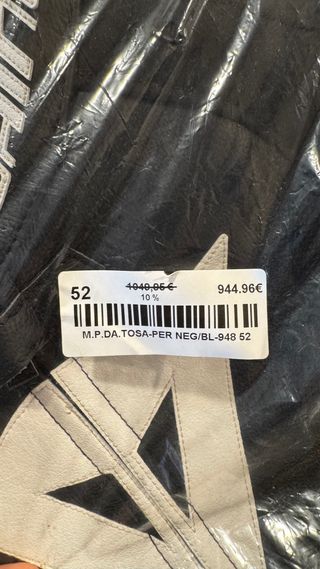 Mono Profesional Dainese TOSA Cuero Perforado 52