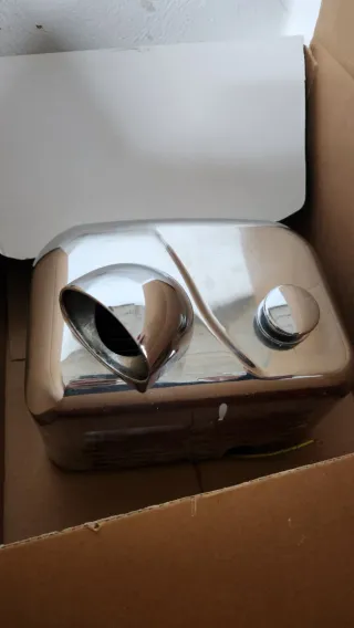 Secamanos de acero inoxidable