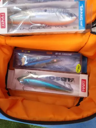 Señuelos de pesca Rapala y Hart