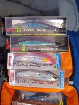 Señuelos de pesca Rapala y Hart