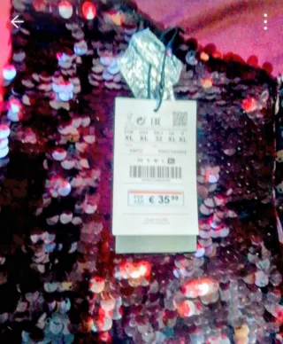 Vestido lentejuelas halter color burdeos