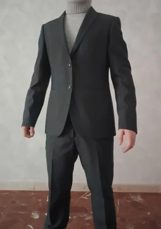 Completo abito grigio uomo taglia M